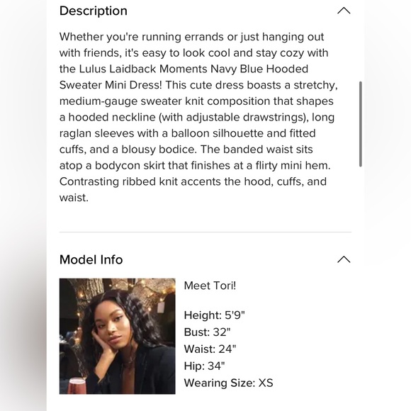 Lulus Sweater Dress Hoodie - Style: Laidback Moments - Picture 7 of 8